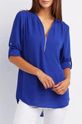 Neck Blusa Feminina Chiffon